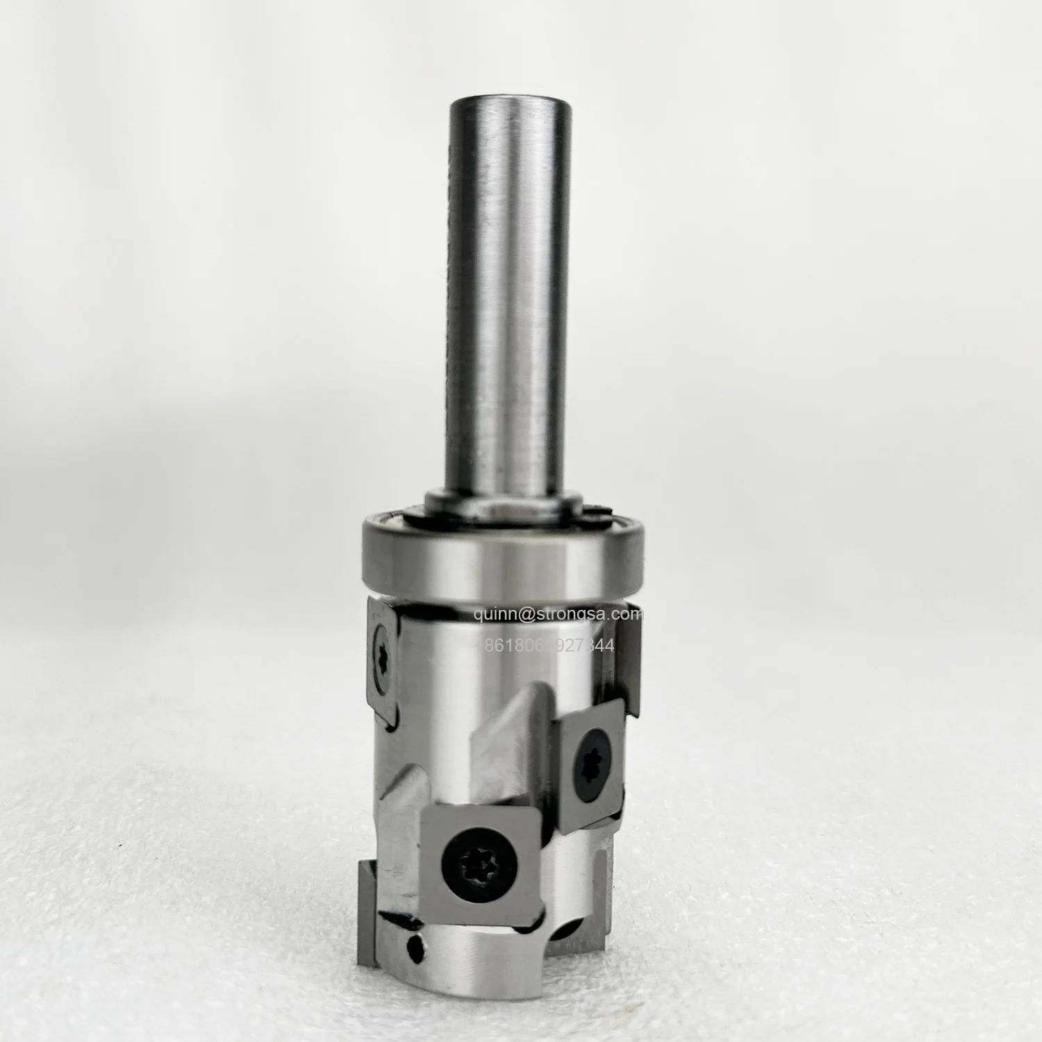 LIVTER Custom Size 1/2 Inch 12 mm Carbide Insert Wood CNC Router Bit for Drilling Hole Bottom Bearing Flush Trim Router Bit