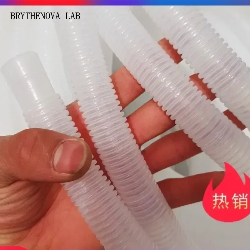 Corrugated Pipe for Air Conditioning Drainage Antioxidant Plastic Hose Washing Drain Machine Pipe 14/16/18mm Universal Interface