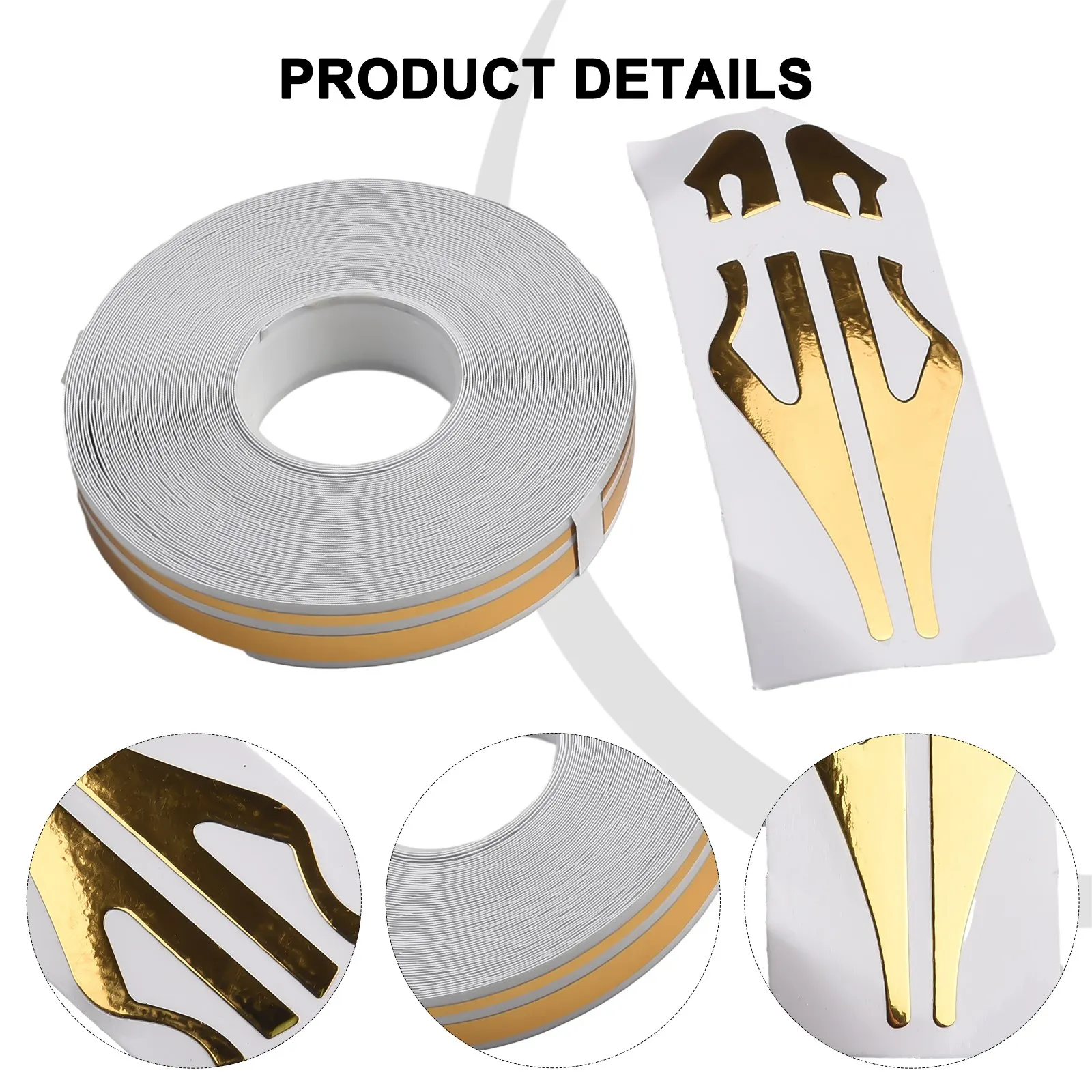 32 Feet Vinyl Pinstriping Double Line Tape for Vehicle Bodywork Decoration and Long Lasting Weather Resistant Use