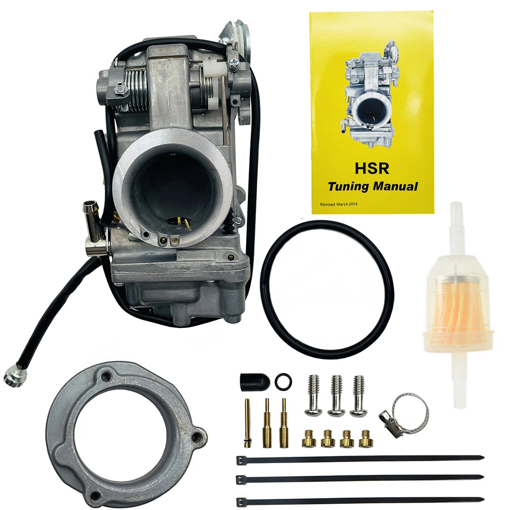 Motorcycle Carburetor for Mikuni HSR42 45 48 mm HSR Easy Kit Carburetor for Davidson Evo & Twin Cam TM42-6 42-18 4T