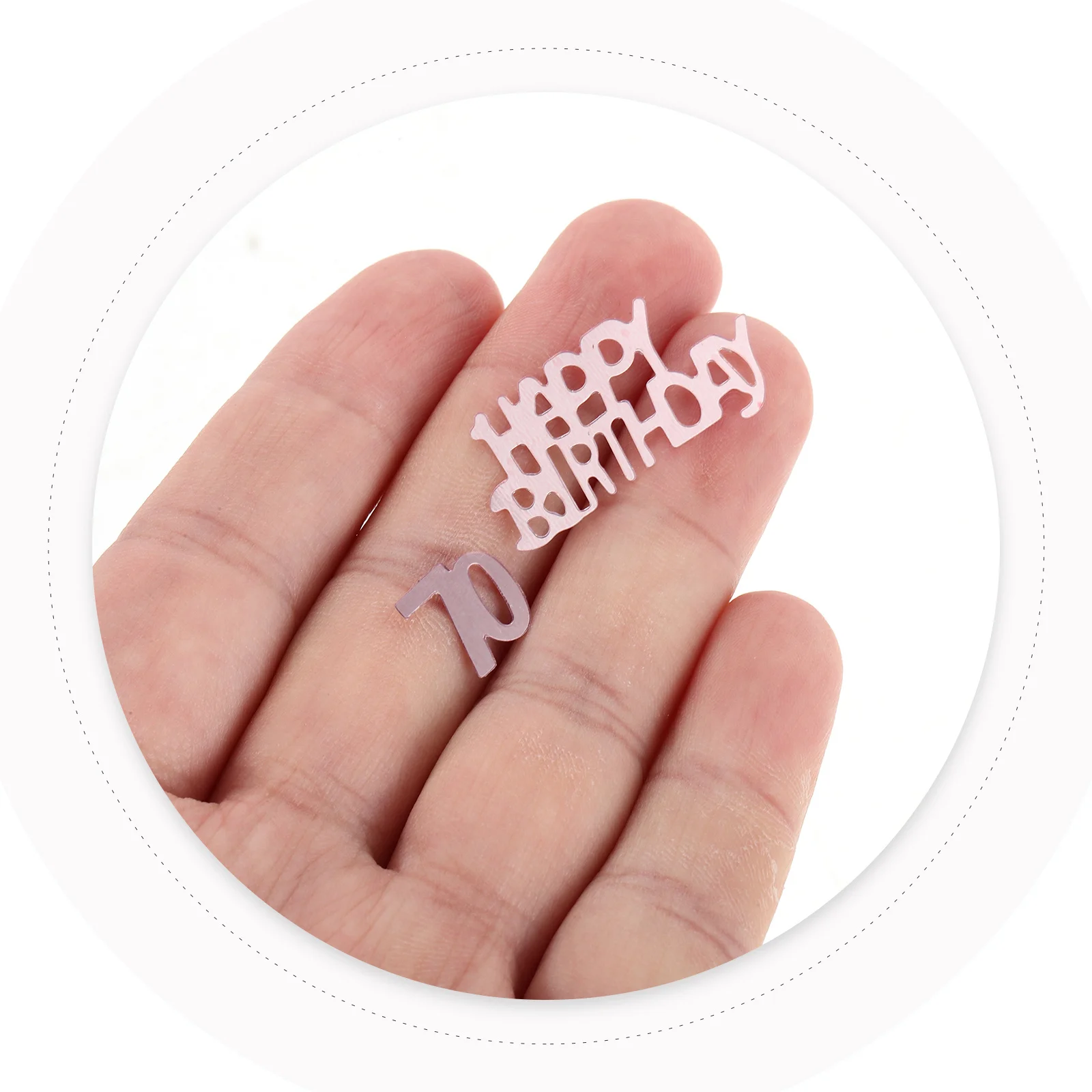 

45G Happy Birthday Party Supplies Table Confetti Colorful Stars and Round Dots Sequins Scatter Decoration 70 Birthday Confetti