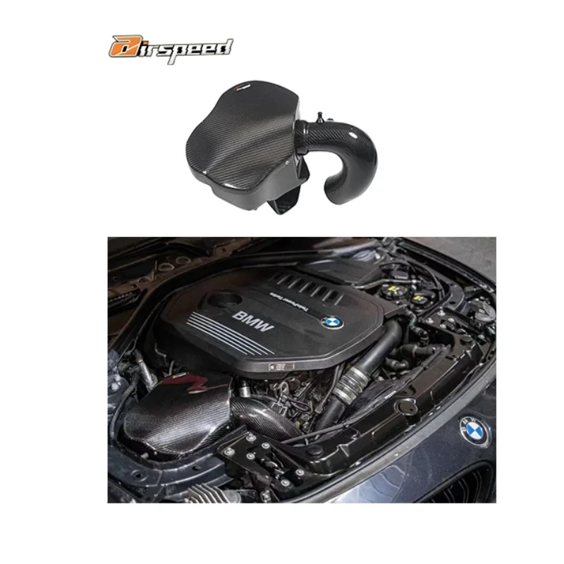 Airspeed Car OEM Chinese Dry Carbon Fiber Cold Air Intake System For bmws 340i 440i F3X B58 3.0T