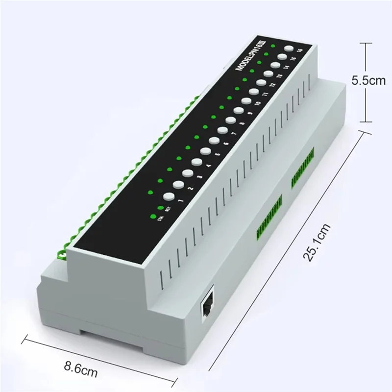 Smart Home Wifi Zigbee Relay 16 Gang Relay Switch Remote Control Appliance Control Module 110V-240V APP Voice Control