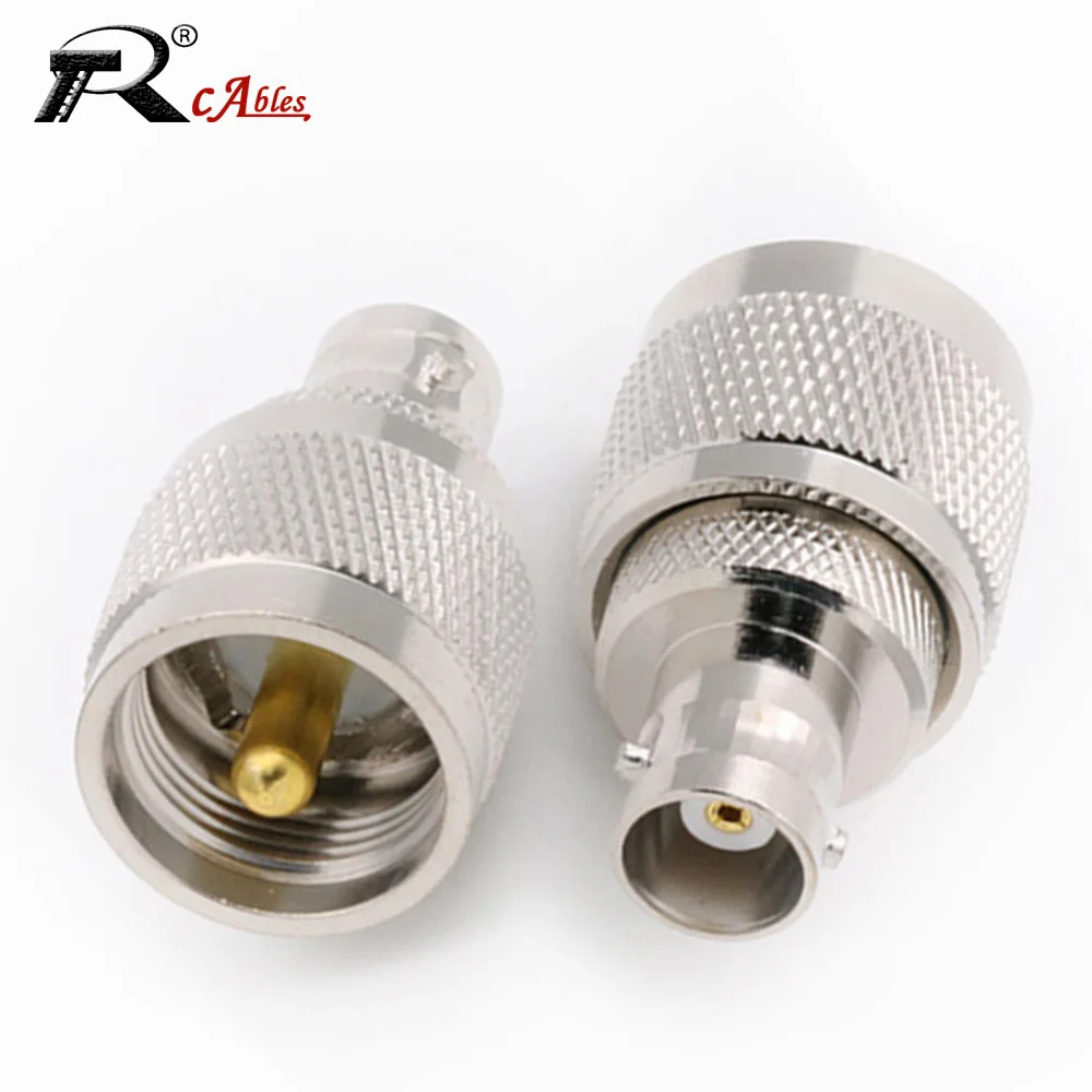 

RF Coaxial Connector BNC to PL259 UHF SO239 UHF Adapter Kit Male to Female Kit for CB Radio Extension Cable Adapter Kit