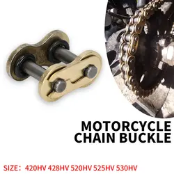 420 428 520 525 530 Heavy Chain Motorcycle Chain Connecting Buckle Master Link Connector-Lock-Set O-Ring Chain Lock