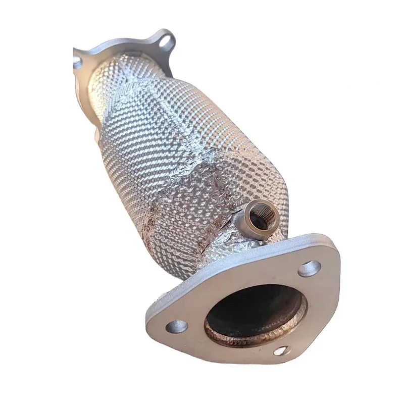 Factory Price Popular Stainless Steel Muffler Exhaust Pipe System For  A4 A5 B9 2.0t 2017-2022 Downpipe