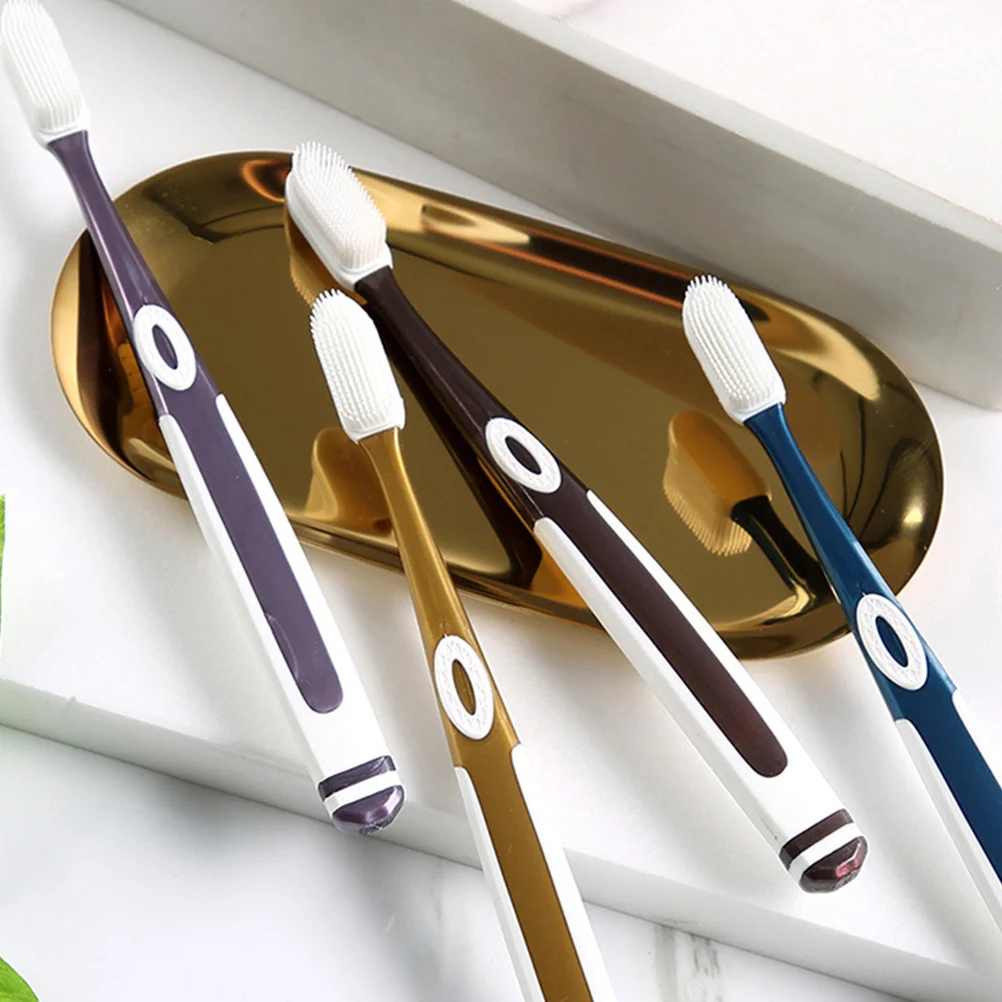 8Pcs Manual Toothbrushes Compact Adult Toothbrushes with Soft Bristles for Travel and Household Use Tiny Toothbrush