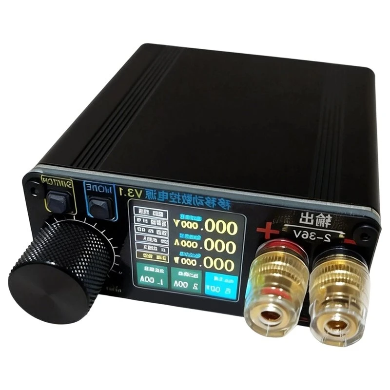T19C Portable Adjustable Power Supply V3.1 - Variable Voltage DC Bench Power Source For Electronics Repair, Lab & DIY