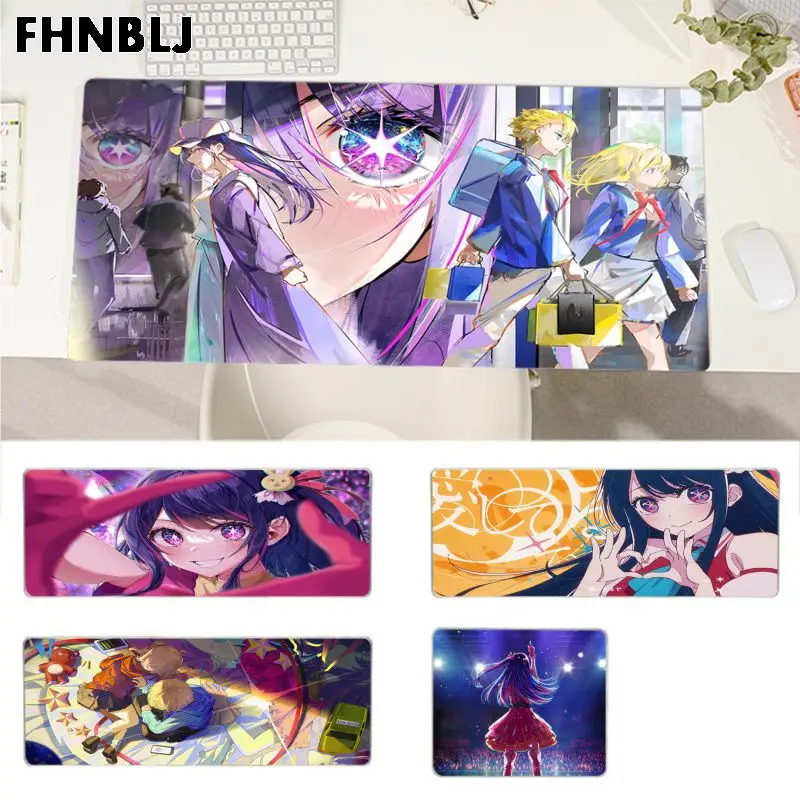 

Oshi No Ko Anime Kawaii Mousepad Your Own Mats Keyboards Mat Rubber Gaming Mousepad Desk Mat Size For Game Keyboard Pad