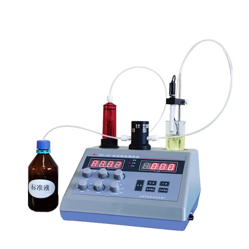 Electronic ZD-3A automatic potential titrator\ Standard six electrodes 0.01 level automatic titrator