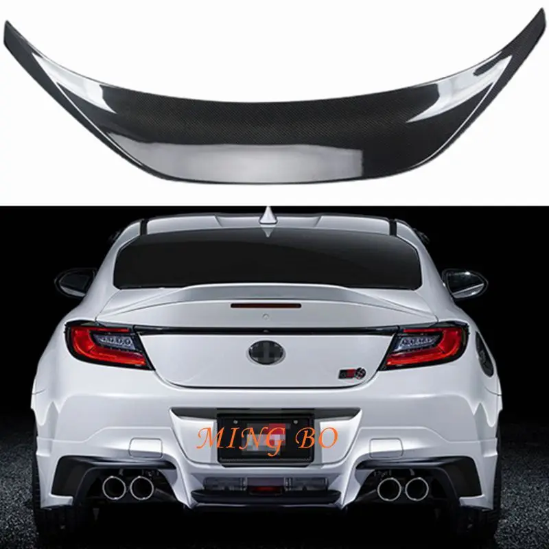 FOR TOYOTA ZA86 GR86 For Subaru BRZ 2022 2023  Real Carbon Fiber  FRP Spoiler REAR WING TRUNK LIP SPOILERS High Quality