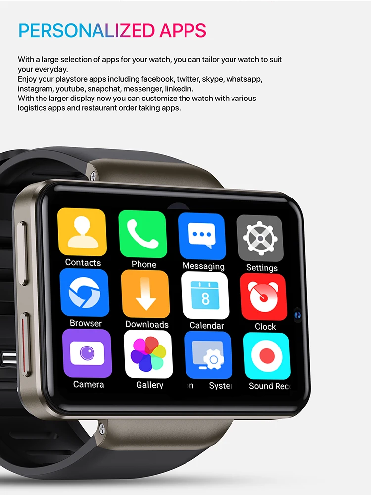 Dropshipping DM101 4G LTE Smart Watch 2.4G 5G  WiFi 2.41