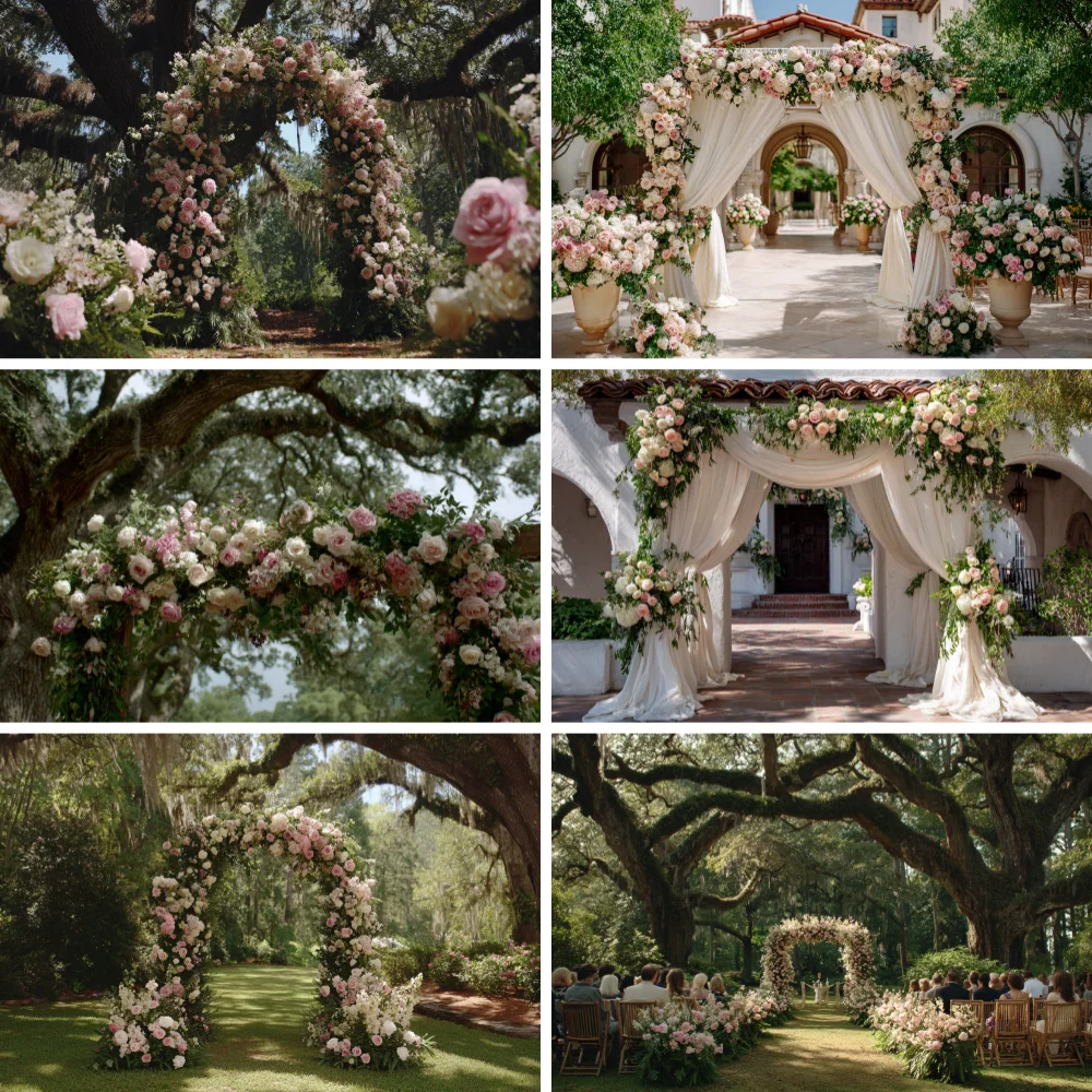 

Flower Photography Backdrop Wedding Arch Floral Abstract Kid Baby Shower Birthday Wedding Portrait Photo Background Decor