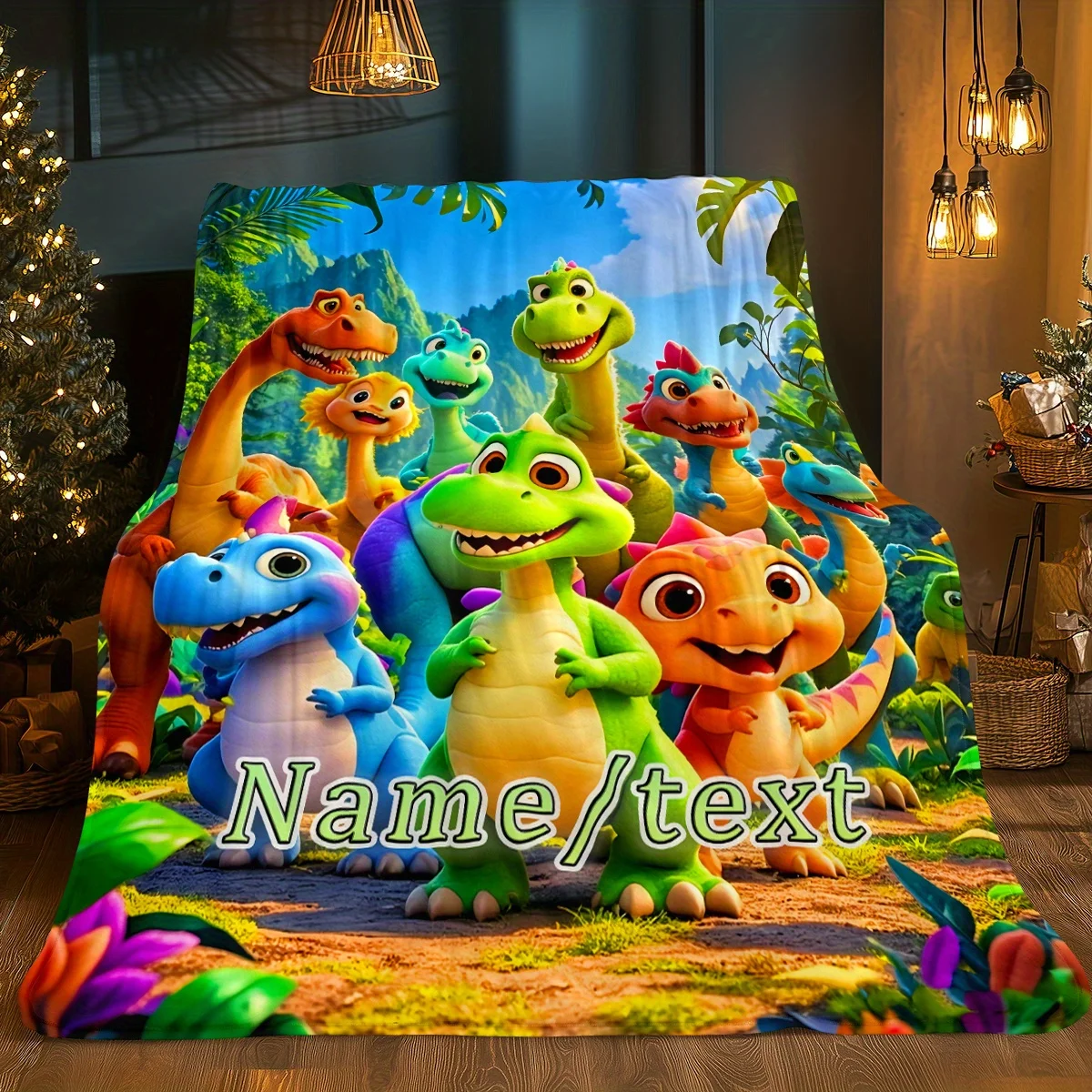 Personalized Dinosaur Blanket  - Home Textiles Group recension och pris