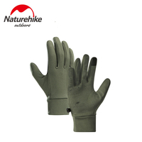 Naturehike Outdoor Touch Screen Anti-skid Gloves Mountaineering Cycling Hiking Non-Slip Gloves Men and Women Full Finger Gloves