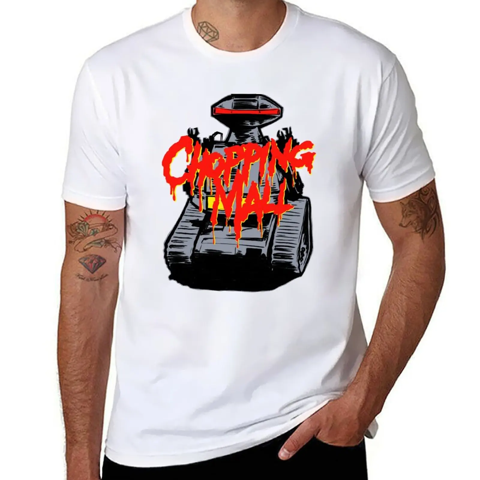 

Chopping Mall Tribute T-Shirt tops plain Men's t-shirts