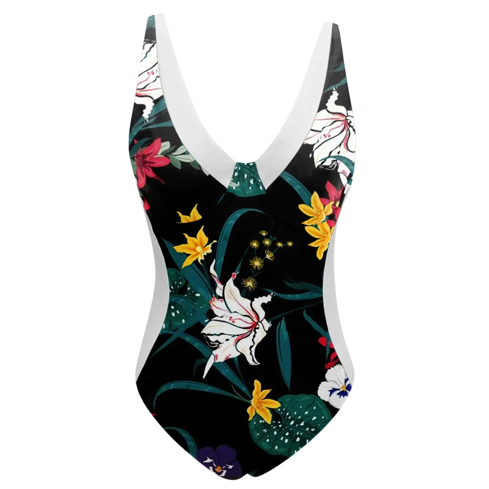 Badmode Grote maten Dames Tankini Dames V-hals Bloem bedrukt badpak Bikini Badmode VaraX Diego Diego Seksdo 2024