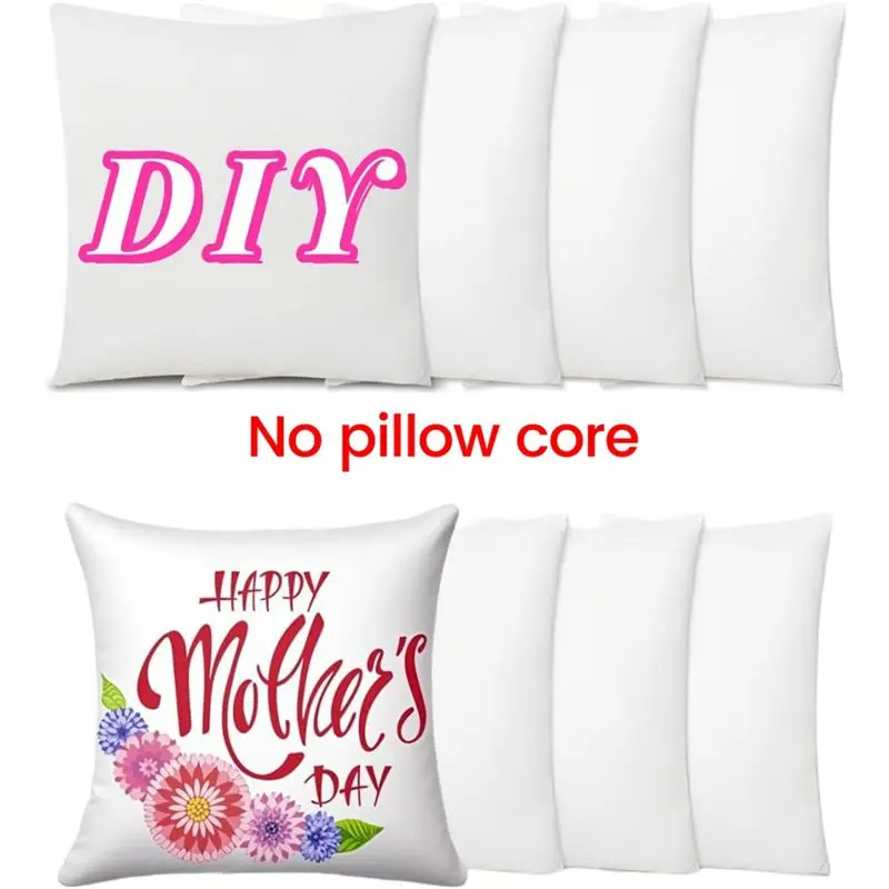 AT19-Sublimation Pillow Covers Blank DIY Heat Transfer Press Pillow Covers Vacuum Cleaner Parts Heat Transfer Pillow Covers