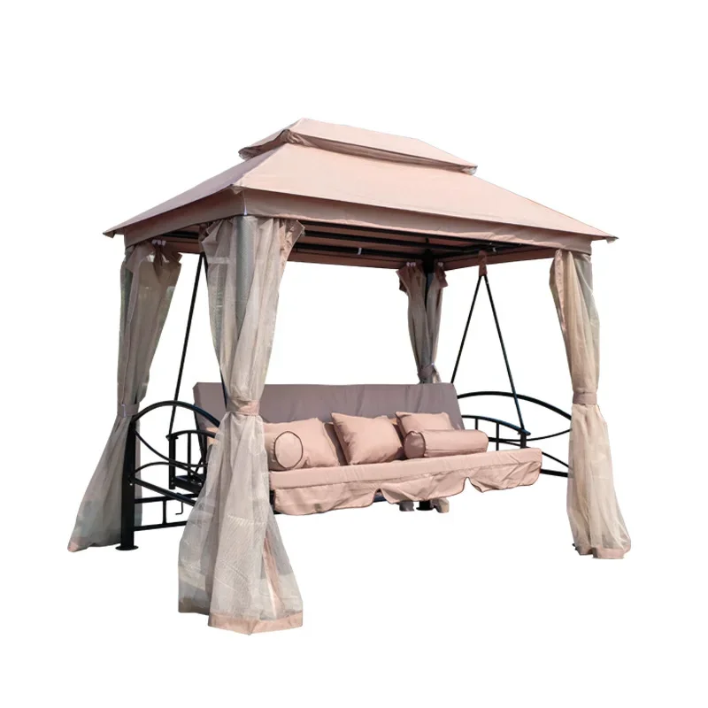 Outdoor Swing, Lying Bed, Outdoor Tent, Rocking Chair, Courtyard, Balcony, Hanging Chair, Dual Use Three Person