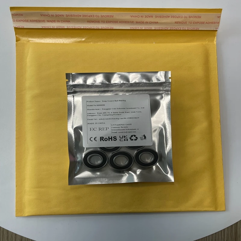 

5PCS S6900RS 10x22x6 mm Bearing ABEC-7 Stainless Steel Bearing SMR106RS SMR63RS SMR95RS S623RS S687RS S6801RS S6000RS S6806RS