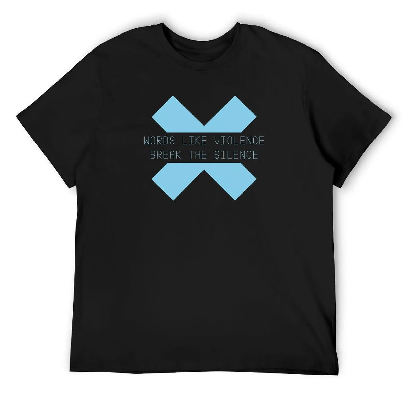 

Enjoy The Silence 2, blue T-Shirt Funny t-shirts valentines boutique clothes street wear Men's t-shirt