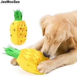 Dog Puzzle Pineapple Toys Encourage Natural Foraging Skills Portable Nonslip Pet Snuffle Mat Slow Feeder Easy To Clean