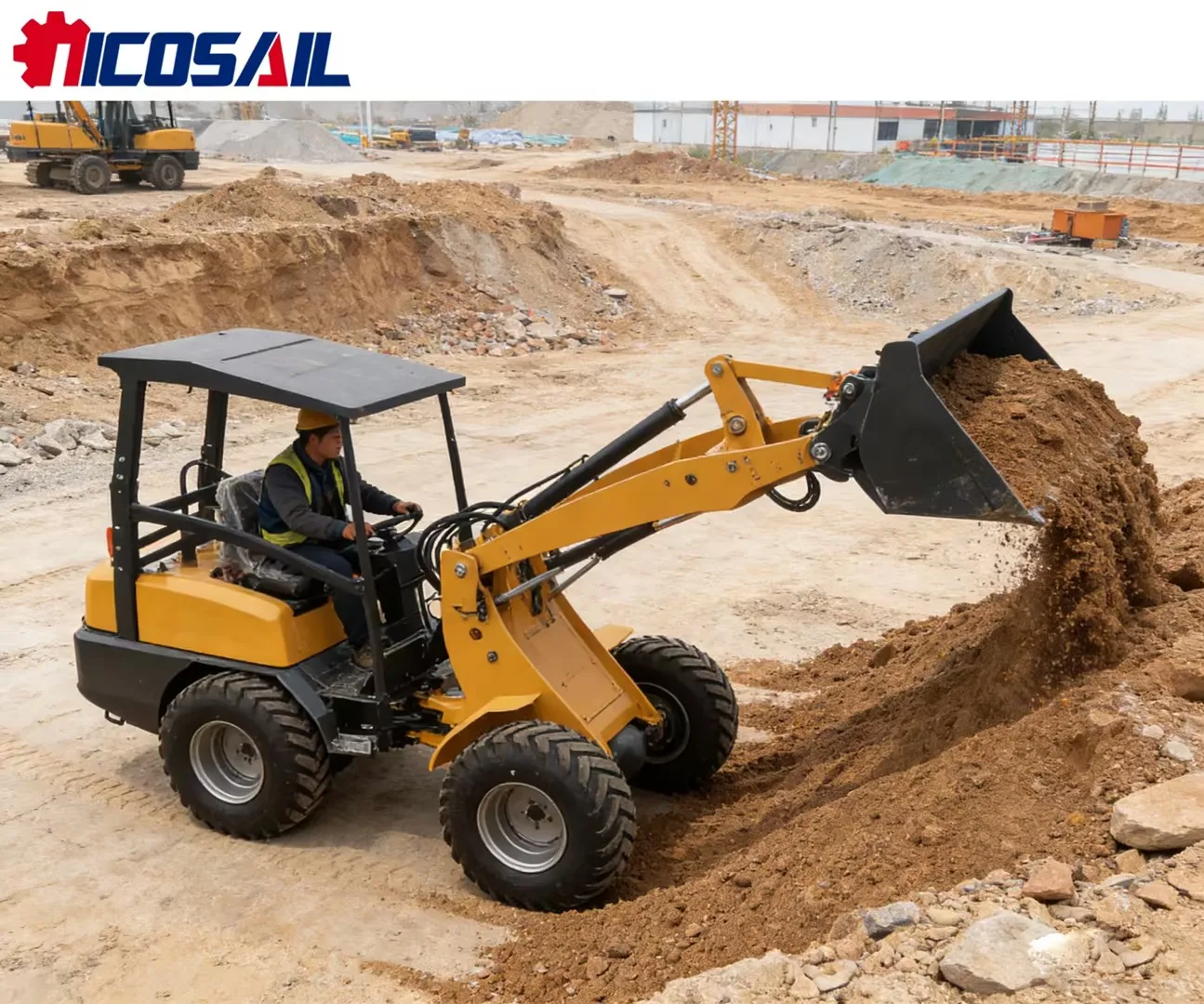 

Small Telescopic Loader for Farm & Stable KZL918 4WD Hydrostatic CE Customizabl