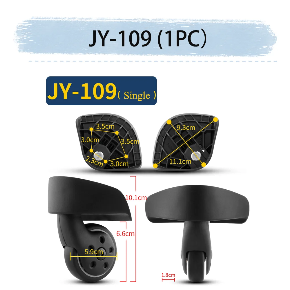 For Samsonite JY-109 Trolley box Universal wheel Travel box Luggage maintenance Suitable for luggage Wheel accessories Rollers