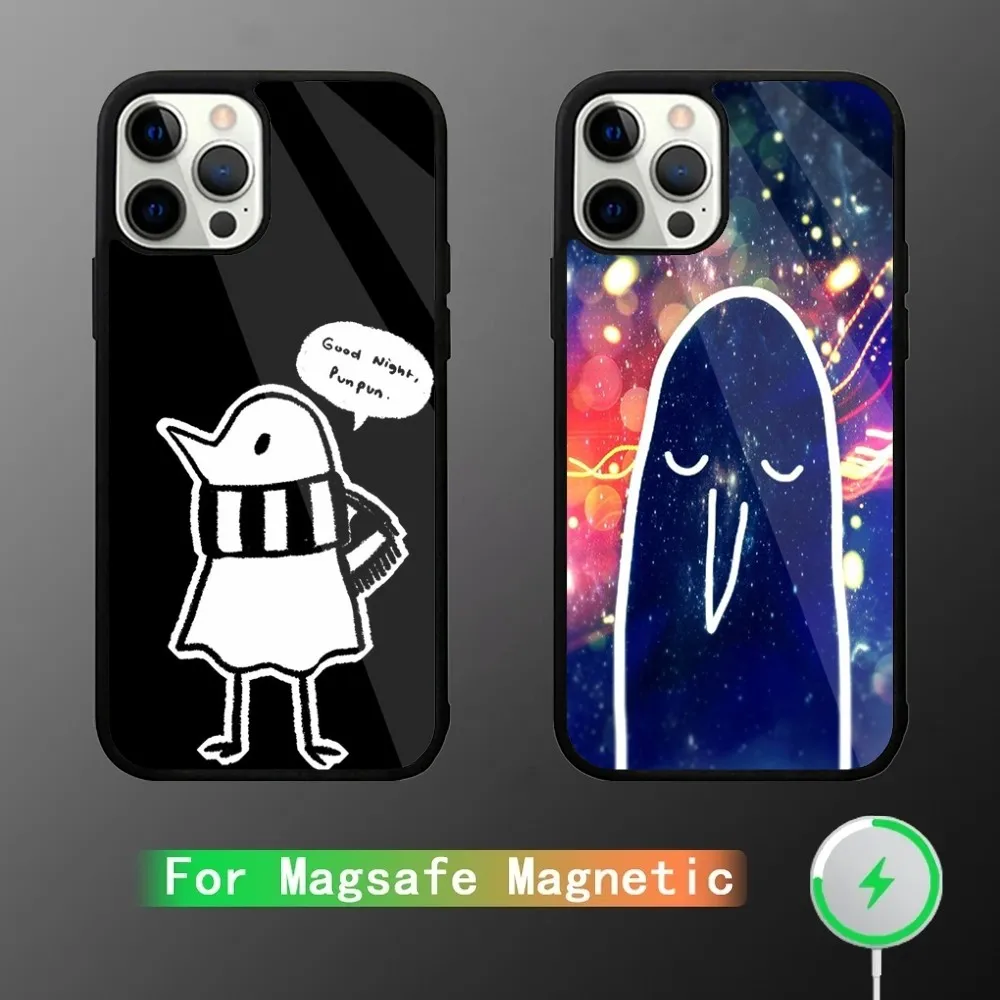 Goodnight Punpun Phone Case For iPhone 16,15,14,13,12,11,Plus,Pro,Max Mini Magsafe Magnetic Wireless Charging