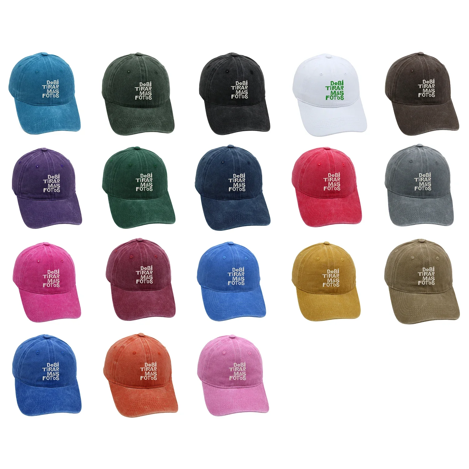 BAD BUNNY Retro Baseball Cap Embroidery Debi Tirar Mas Fotos Dad Hat Men Summer Casual Farm Hat Unisex