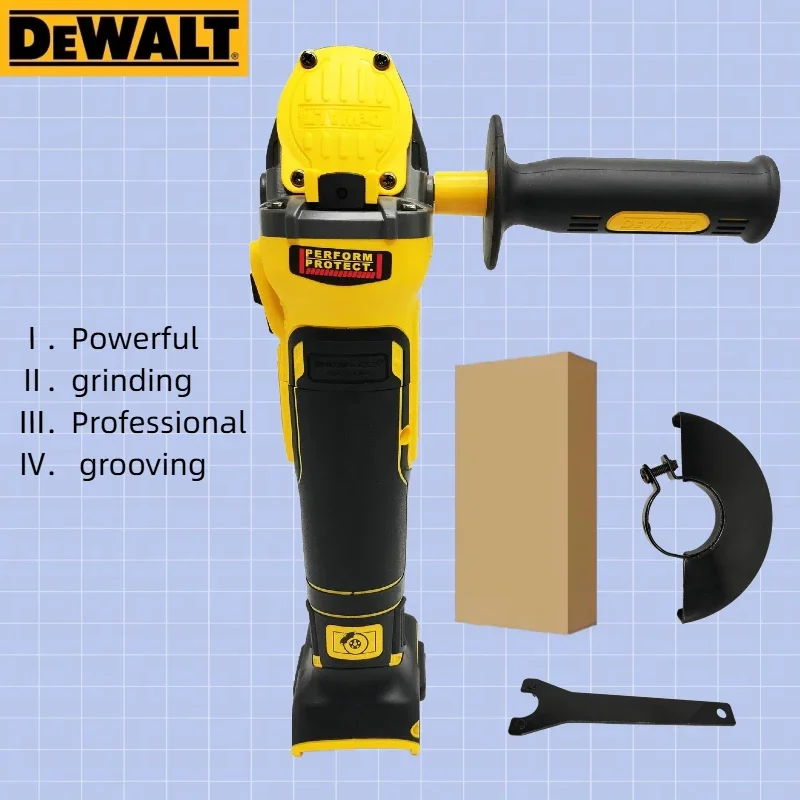 DEWALT DCG409 125mm Rechargeable Power Tool: Brushless Motor & Portable Cutting Machine（only tool）
