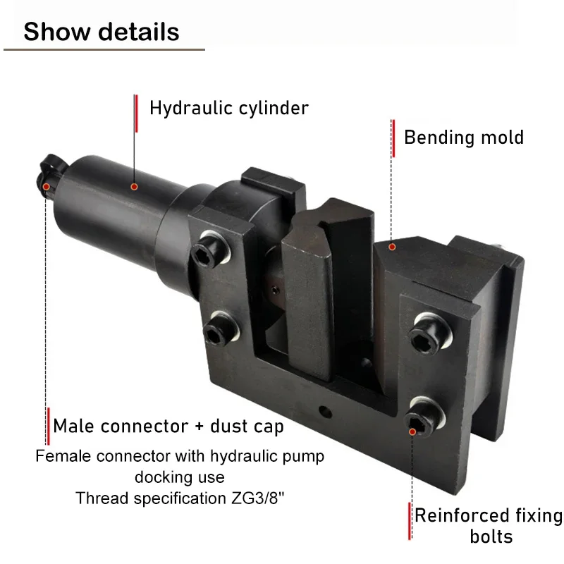 Electric Hydraulic Thick Steel Plate Bending Machine Copper Aluminum Bar Bending Machine Iron Plate 90 Degree Bending Machine