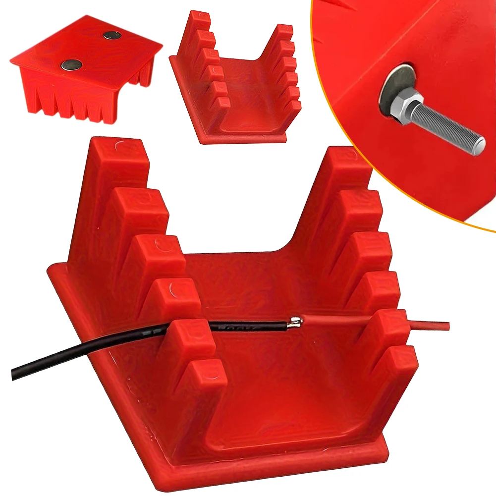 

Магнитный кронштейн для крепления проводов, зажим для сварочного стола, изолированный зажим для пайки проводов, для проводов 30AWG-12AWG