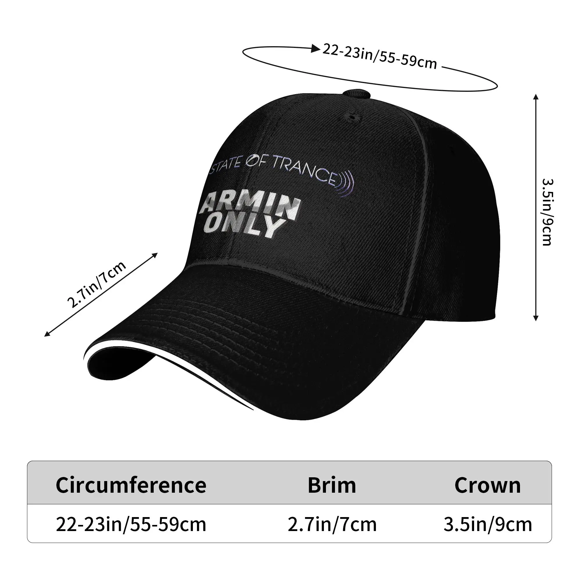 A State of Trance Baseball Cap  Stylish Unisex-Teens Trucker Hat Breathable Print Hiking Fishing Baseball Caps Birthday Present