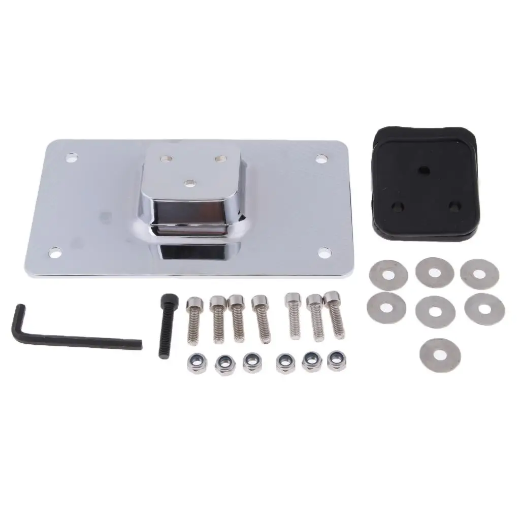 

Laydown License Plate Frame Mount Bracket Kit for Harley Sportster Softail