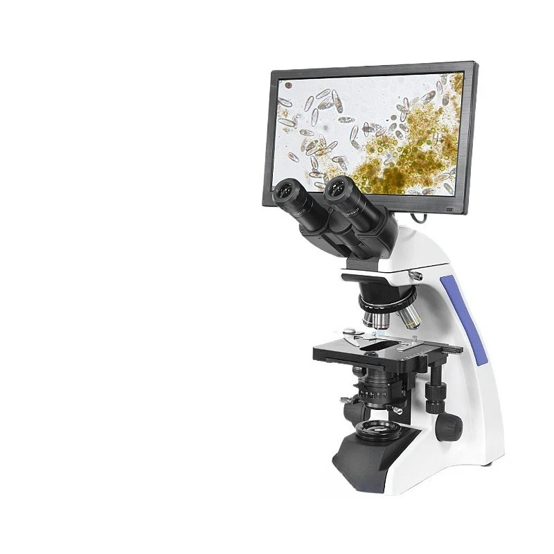 Professional Biological Microscope for Laboratory Teaching High Power Compound Binocular LED Student Science Industrial Testing