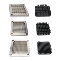 Blade Cutting Machine +3 Blades Size, French Fry Cutter, Chips Cutter Parts French Fry Potato Chips Cutters Stainless Steel