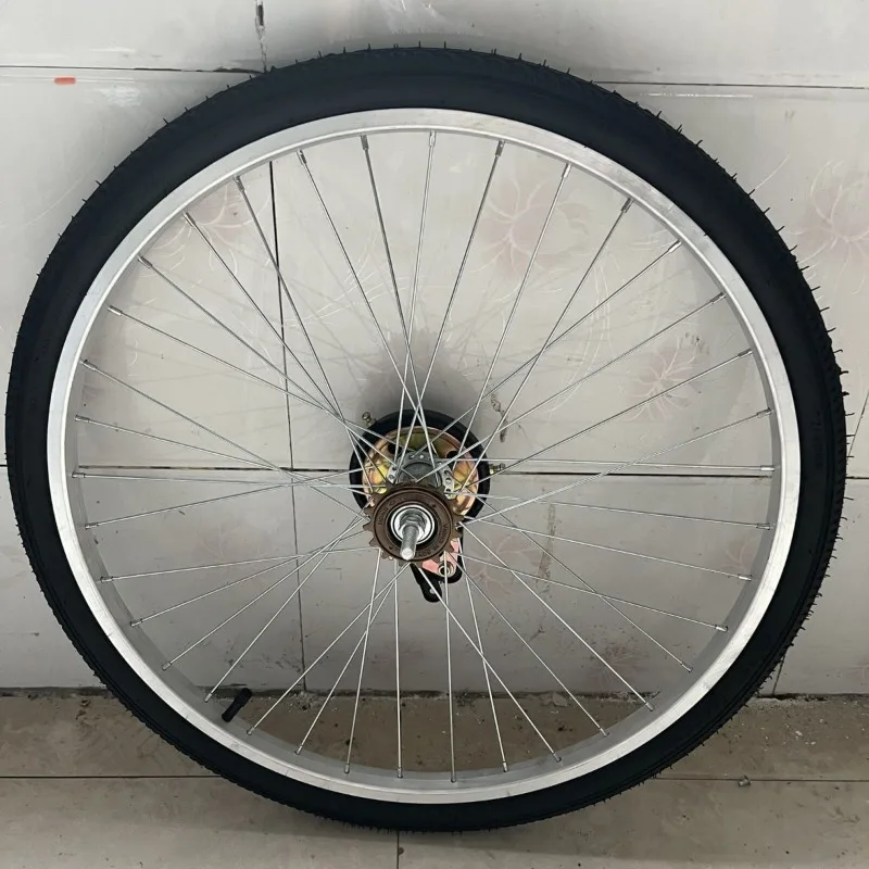 

Bicycle Wheel Set Bicycle Full Steel Rim Wheel Front Wheel Rear Rim Bicycle Accessories