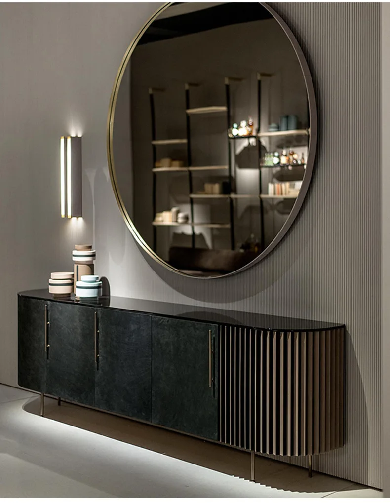 Simple Italian Design,Light Luxury Side Cabinet