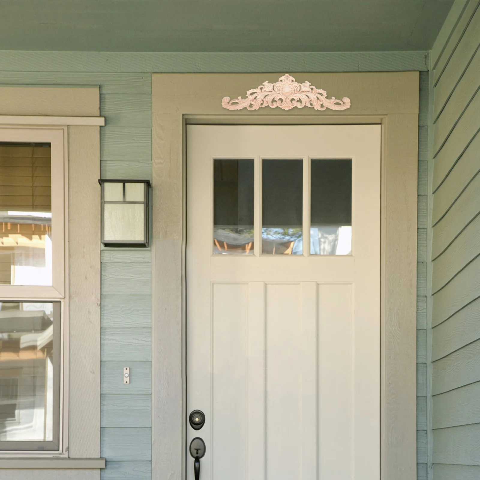 

10Pcs Wood Carving Appliques Unpainted DIY Furniture Decorative Wooden Appliques for Bed Cabinet Door Carved Wood Decal Decor