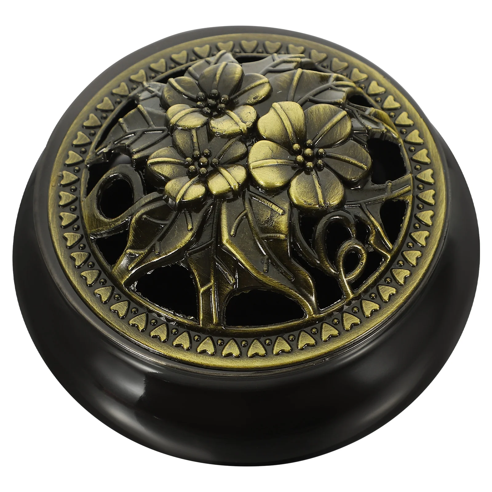 

Small Ceramic Incense Burner Retro Aroma Stove Desktop Censer Home Decoration Air Purifier for Bedrooms Bars Cafes Restaurants