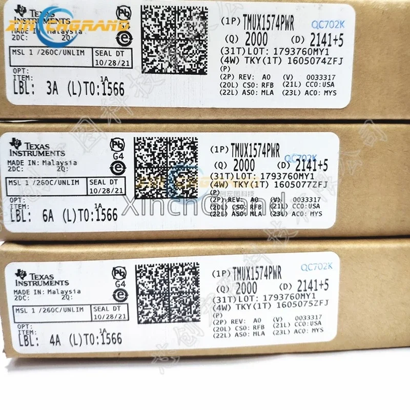 10 قطعة/جديد الأصلي TMUX1574PWR TMUX1574RSVR TMUX1574 أصيلة الشاشة الحريرية MUX1574 التناظرية التبديل رقاقة سطح جبل TSSOP16 IC