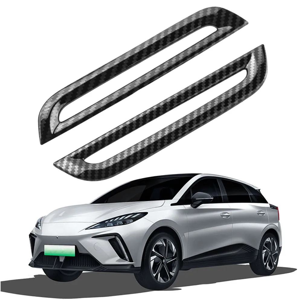 Car Front Pillar AC Outlet Cover for MG 4 MG4 EV ELECTRIC 2022 2023 2024 2Pcs Air Vent Cover Sticker Trim Interior Accessories