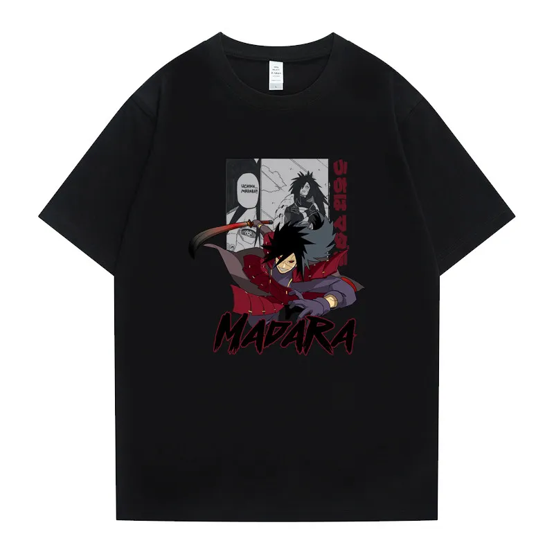 Children's T-shirt Japanese Anime Naruto Yuzhibo Spot Anime Pure Cotton Printed Parent-child Clothes Summer New Casual T-shirt