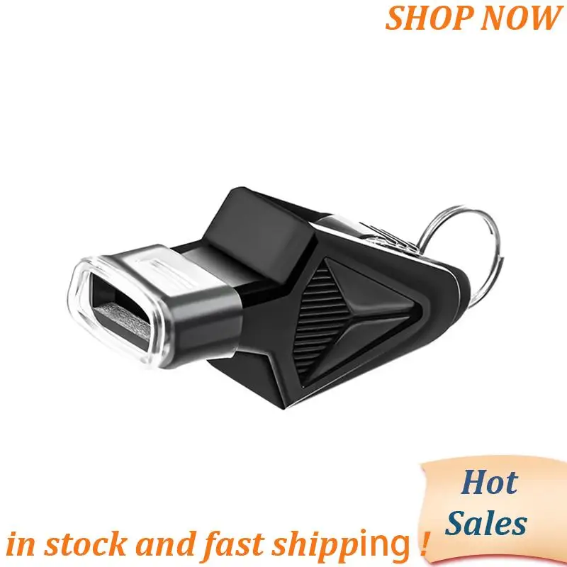 

ABVB-Black Professional Sports Whistle For Soccer And Basketball Referees, Seedless Outdoor Emergency Survival Kit