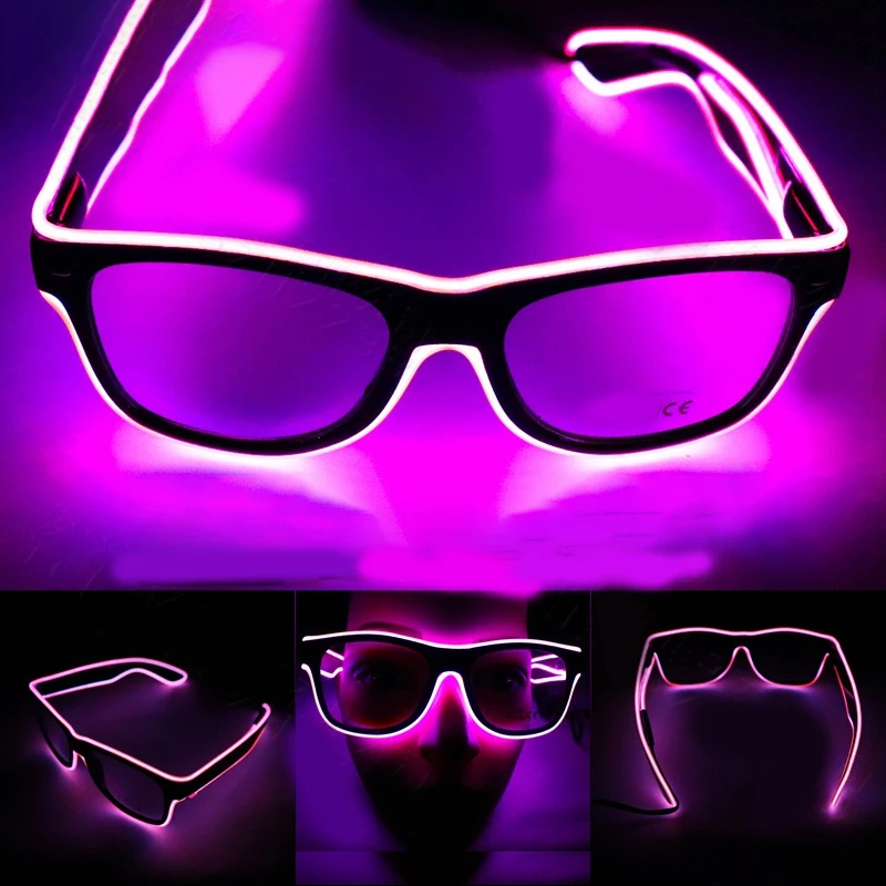 1 Set Lights Up LED Glasses Gloss Glasses Glasses Glow In The Dark Party Supplies Party Favors Kids Adults