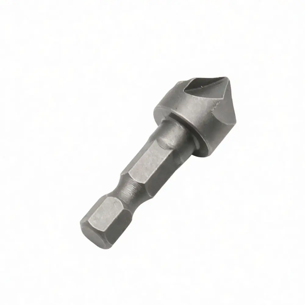 Tungsten Steel Chamfering Milling Cutter 6 Flutes 90 Degree Countersink Drill Bit For Wood Plastic Soft Metal Hole Boring