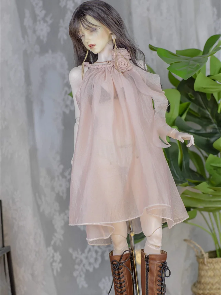 

New Arrival BJD Doll Clothes For 1/3 1/4 SD10 SD17 DD Dolls Skirt Pink Blue Dress Dolls Clothing Accessories(No dolls)