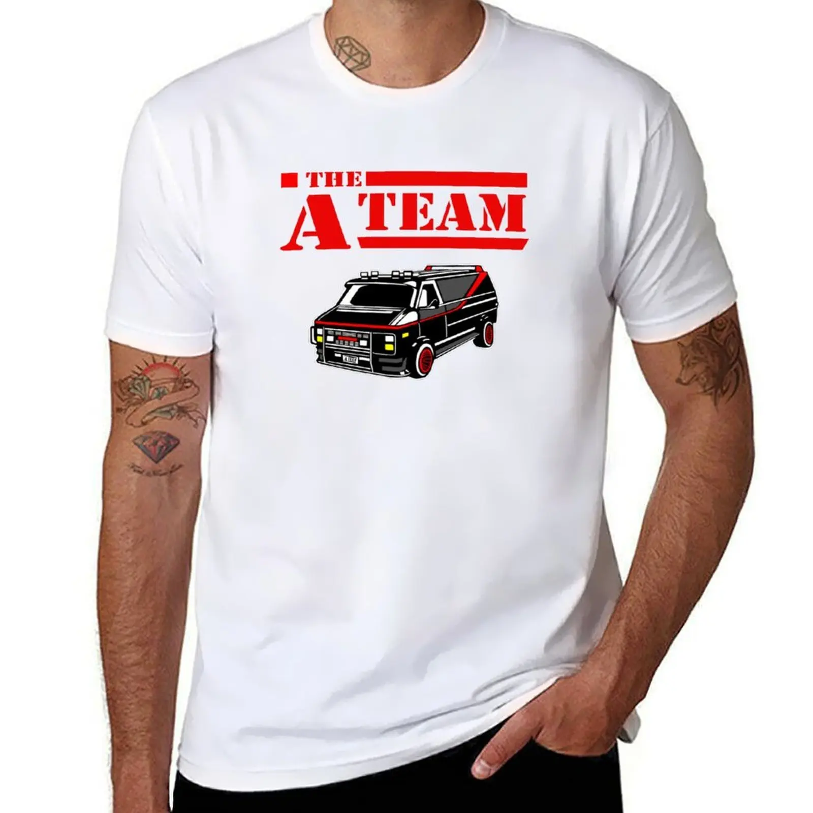

THE A-TEAM T-Shirt cotton t shirt pack g man t shirts for men T-Shirt