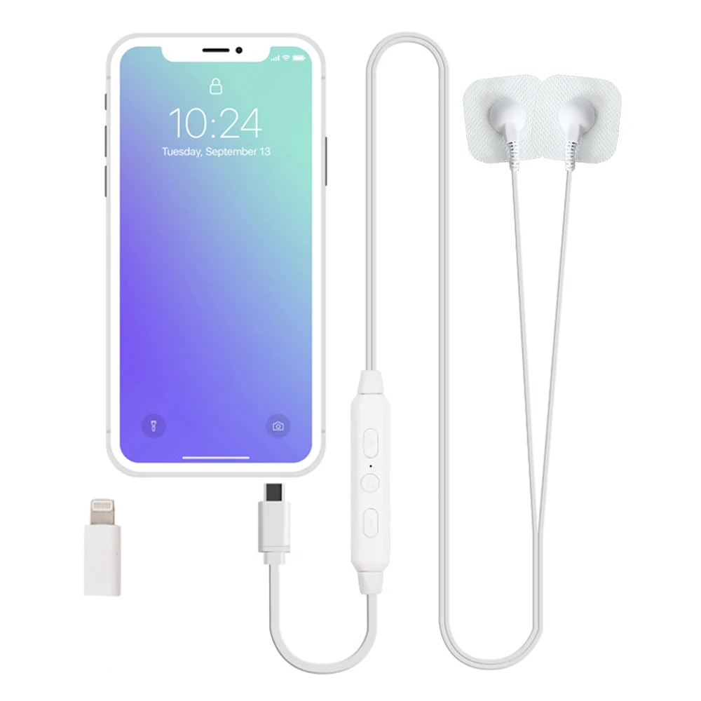 

Portable Mini Pulse Body Massager Mobile Phone Control Body Electrode Massage EMS Muscle Stimulator Therapy Meridian Carry-on